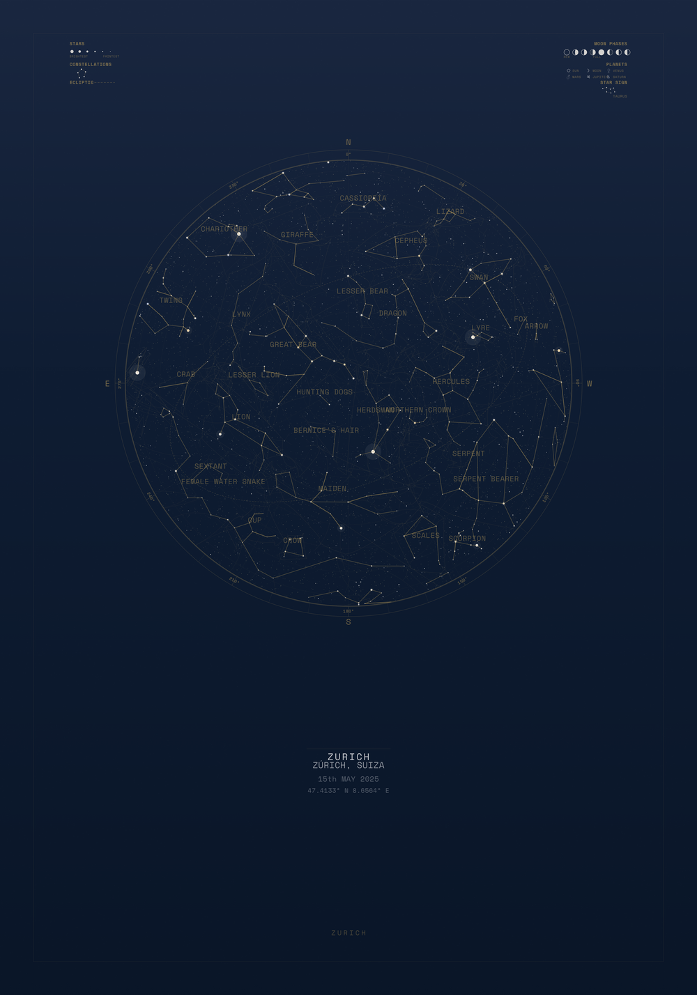 Night Sky · Your Personalized Star Map